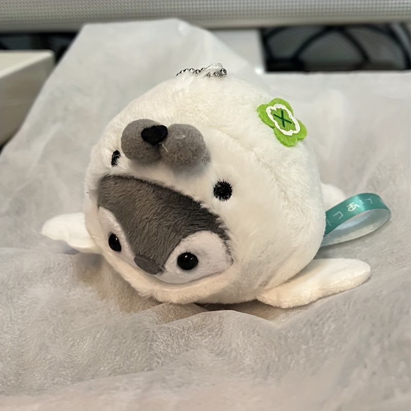 

Cute Cartoon Plush Penguin-turned-seal Doll, Plush Pendant Doll Keychain, Prefect Gift