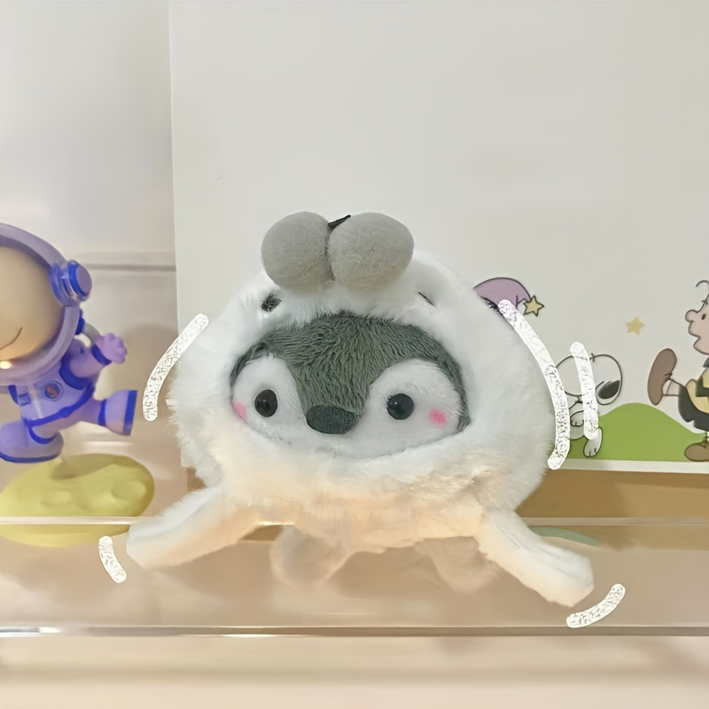 1pc Muñeco de Peluche de Pingüino Seudofoca Lindo, Llavero con Colgante de Peluche, Regalo Perfecto