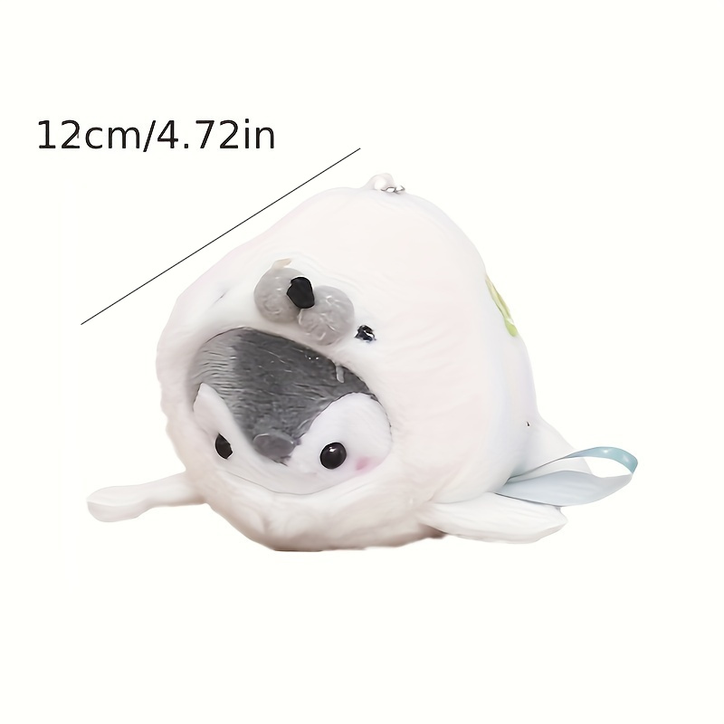 1pc Muñeco de Peluche de Pingüino Seudofoca Lindo, Llavero con Colgante de Peluche, Regalo Perfecto