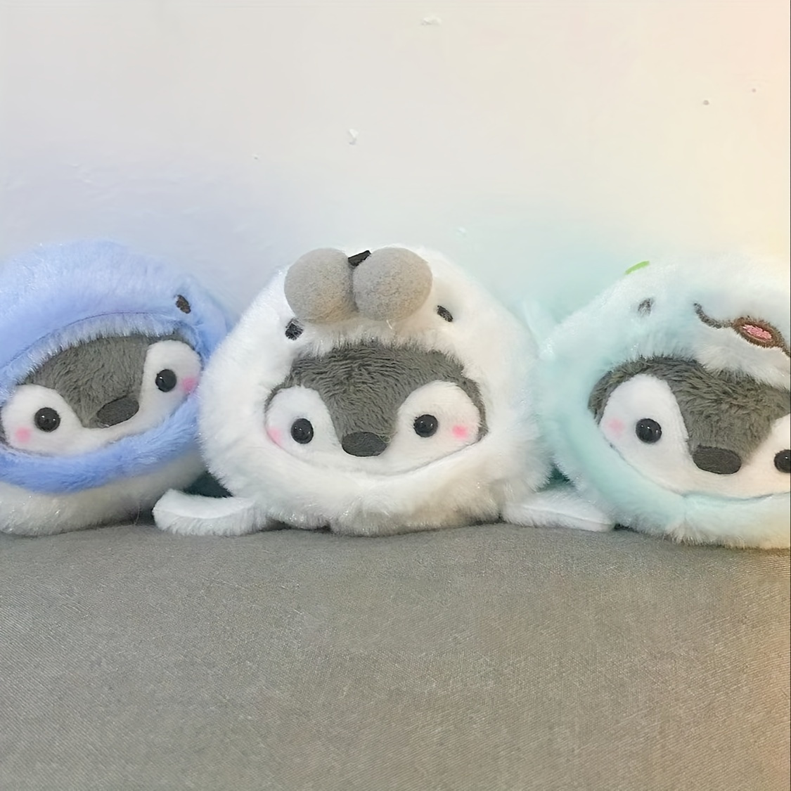 1pc Muñeco de Peluche de Pingüino Seudofoca Lindo, Llavero con Colgante de Peluche, Regalo Perfecto