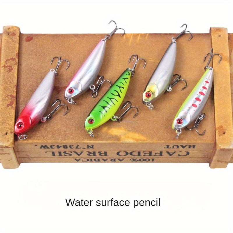 1Pc Fishing Lures Pesca 10.5cm 16g Topwater Artificial Snake Head Pencil  Isca Hard Bait Wobblers Trolling Jigbait Fishing Tackle