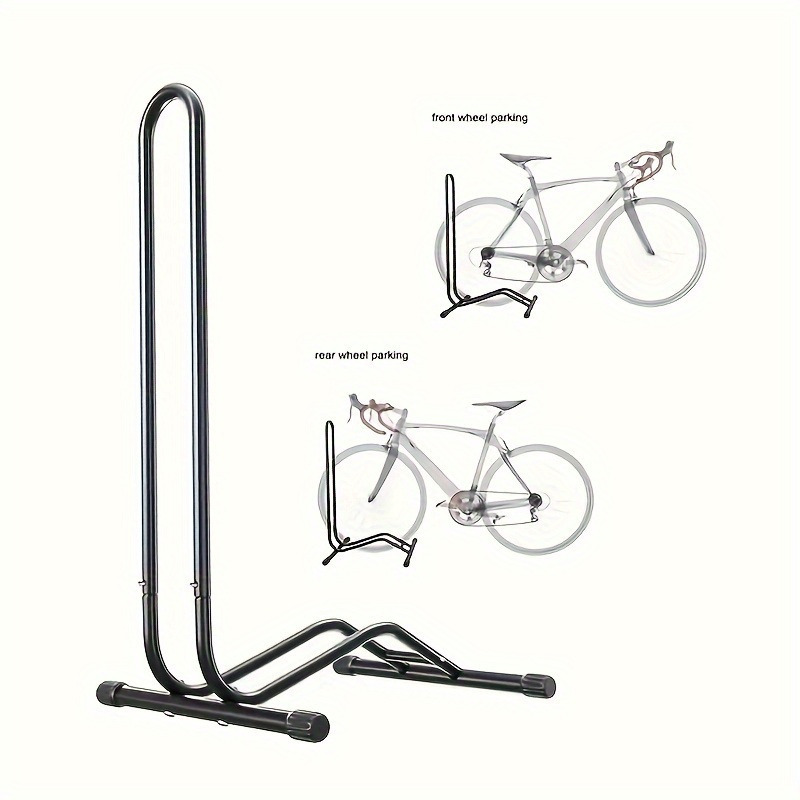 

1pc Split Design L Typed Bike Floor Stand, Bicycle Parking Rack, Portable Space-saving Bicycle Storage Stand