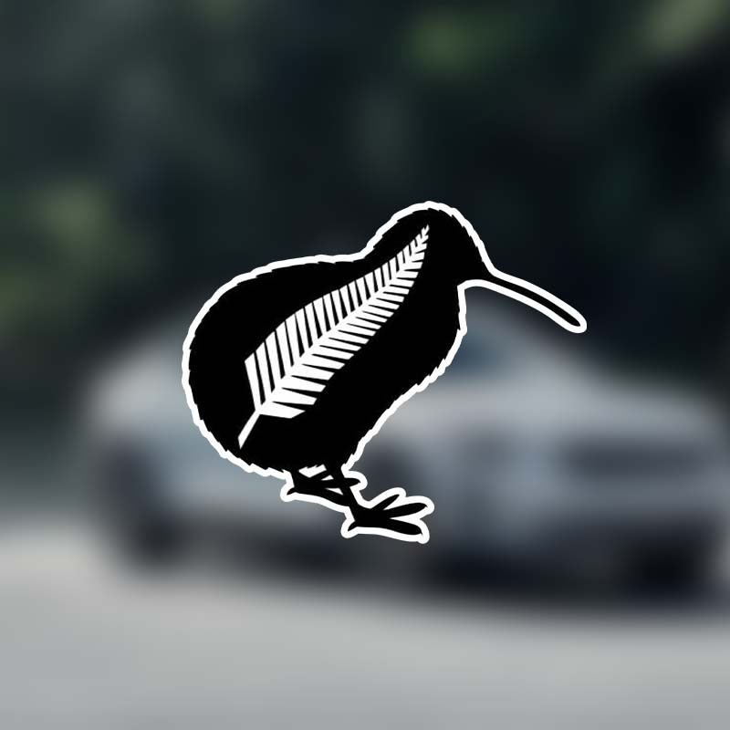 

Kiwi Bird Fern Sticker New Zealand Nz Kiwi Car Fern Decal