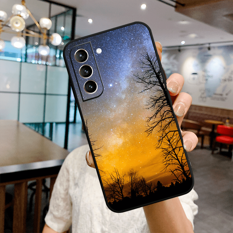 Aesthetic Landscape TPU Anti-Fall Soft Protective Phone Case For Samsung  S10 S20 S21 S22 S23 Note FE Lite *73 A72 A71 A53 A52S A51 A50S