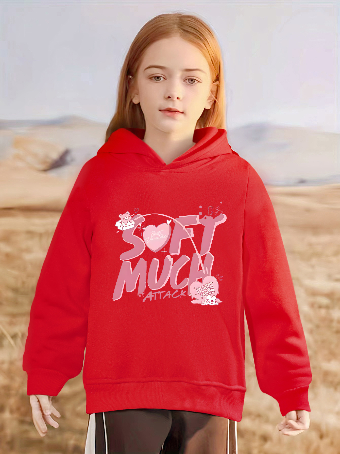 Red Sweatshirt Kids on Temu