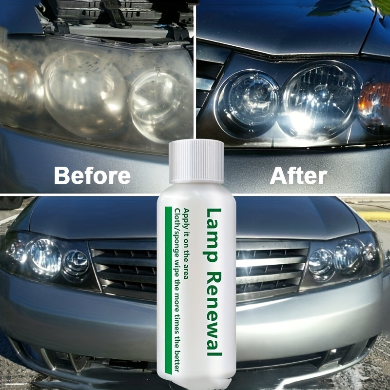 

1pc Say Goodbye To Cloudy Headlights, Car Headlight Cleaning Fluid And Refurbishment Detergent Set