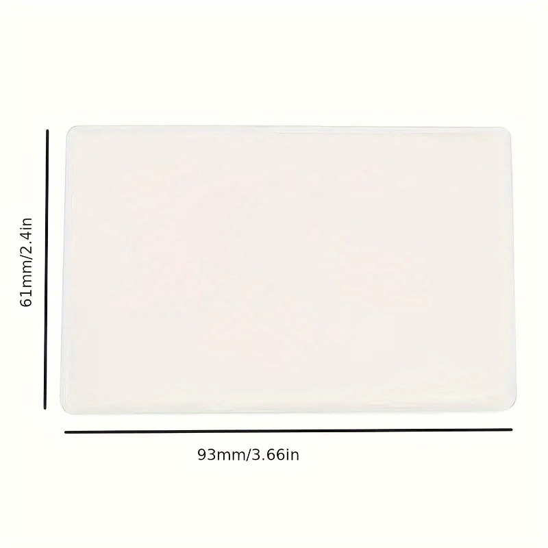 10 Pcs Transparent Credit Card Holders, ID Card Covers, Portable Slim Bus Card Protectors