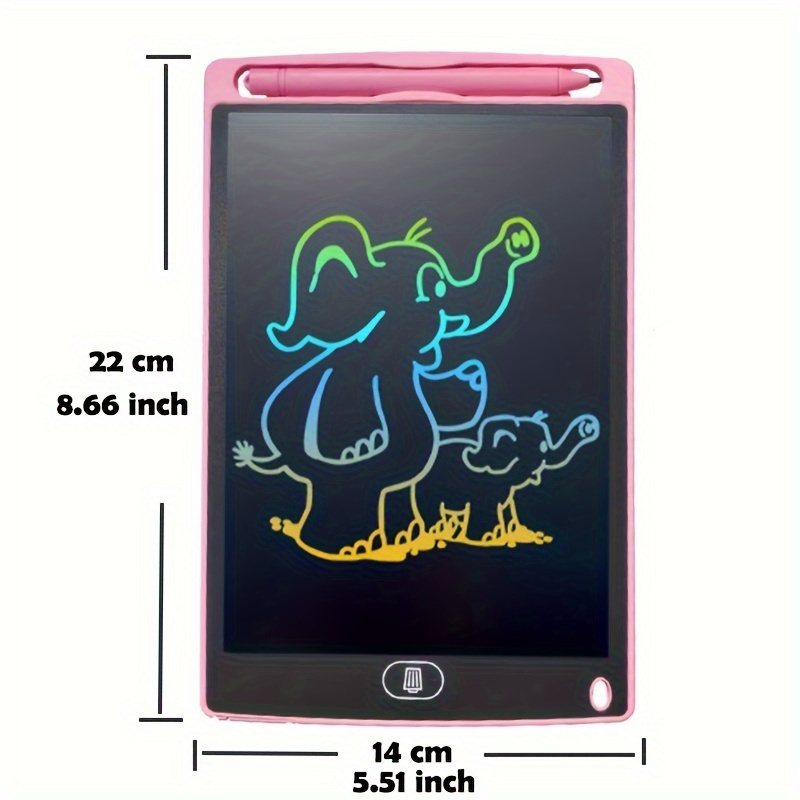 8 5 inch colorful handwriting board childrens lcd handwriting board color screen doodle board writing board learning board halloween christmas and thanksgiving holiday gifts