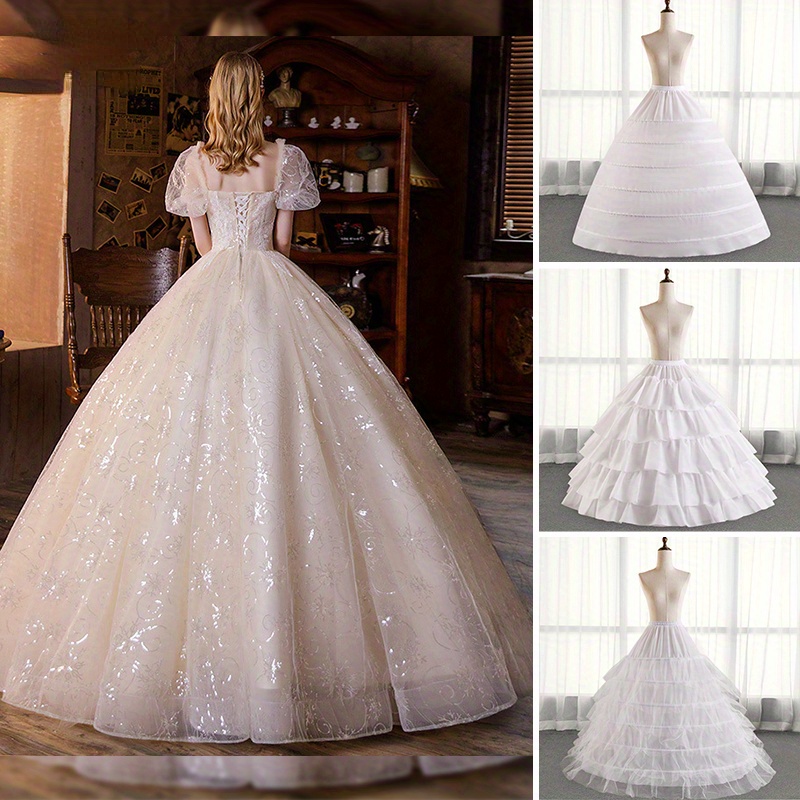1pc multi hoop ball gown underskirt wedding dress - Temu