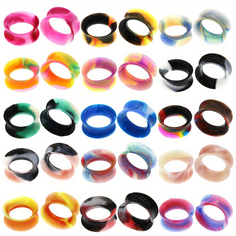 Silicone Flexible Soft Ear Plug Tunnels Stretchers Double - Temu Ireland