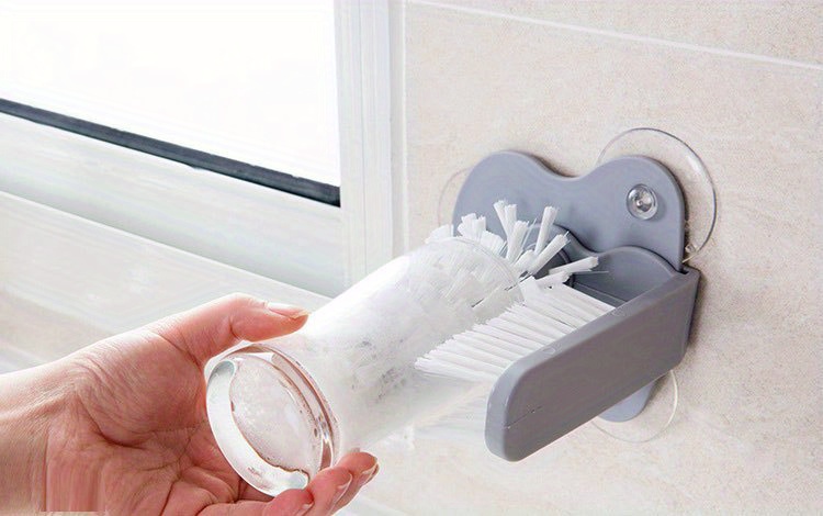 1pc cup scrubber glass cleaner bottles brush sink bottle cleaning brush 2 in mug cleaning brush wine suction cup cleaning brush kitchen gadgets kitchen accessories details 5