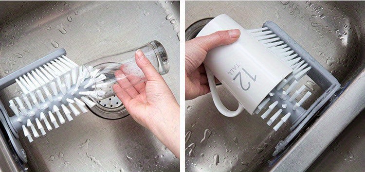 1pc cup scrubber glass cleaner bottles brush sink bottle cleaning brush 2 in mug cleaning brush wine suction cup cleaning brush kitchen gadgets kitchen accessories details 13
