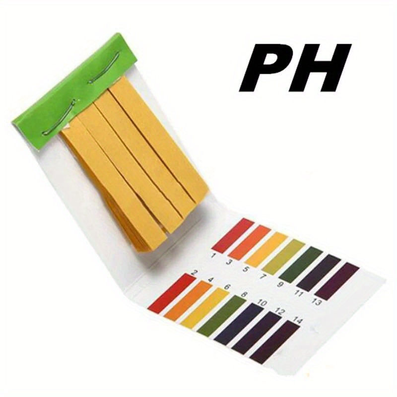 

80pcs/set Professional Ph Test Strips, With Control Cards, Water-based Cosmetics Soil Strips