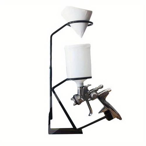 original authentic spray gun on shelf paint bracket galvanized auto maintenance tool floor fixed chassis
