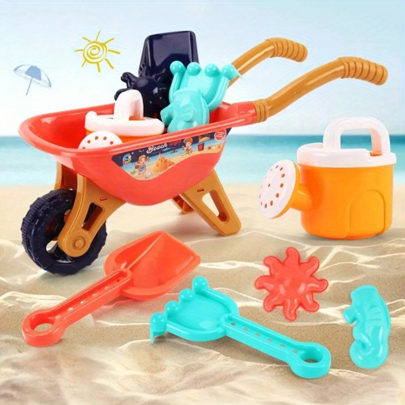 

1set Beach Toys Beach Set Beach Games Beach Toys, Summer Outdoor Toys Boys And Girls Beach Toys Give Children Fun