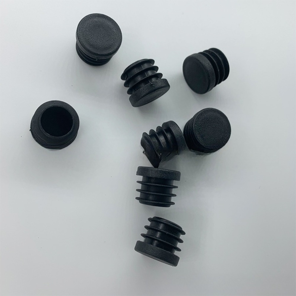 Kunststoff Rohrstopfen 90mm - 2 Stück Endkappen Für Handlauf & Geländer Schwarz