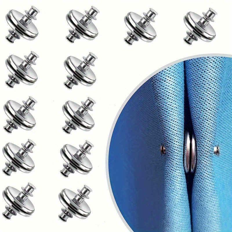 1 2pcs Curtain Magnetic Suction Buckle Closure Door Shading Curtain Clip  Tool Free Detachable Anti Leakage Light Magnet Strong Iron Absorption For  Magnet Snap Closure - Jewelry & Accessories - Temu