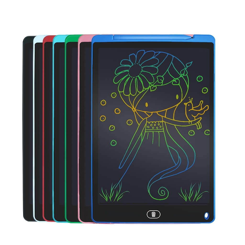 

12 Inch Writing Tablet Toys Lcd Writing Tablet Color Screen Doodle Board Drawing Board For Home, School And Office Use, Educational Christmas Birthday Gifts, Learning Board