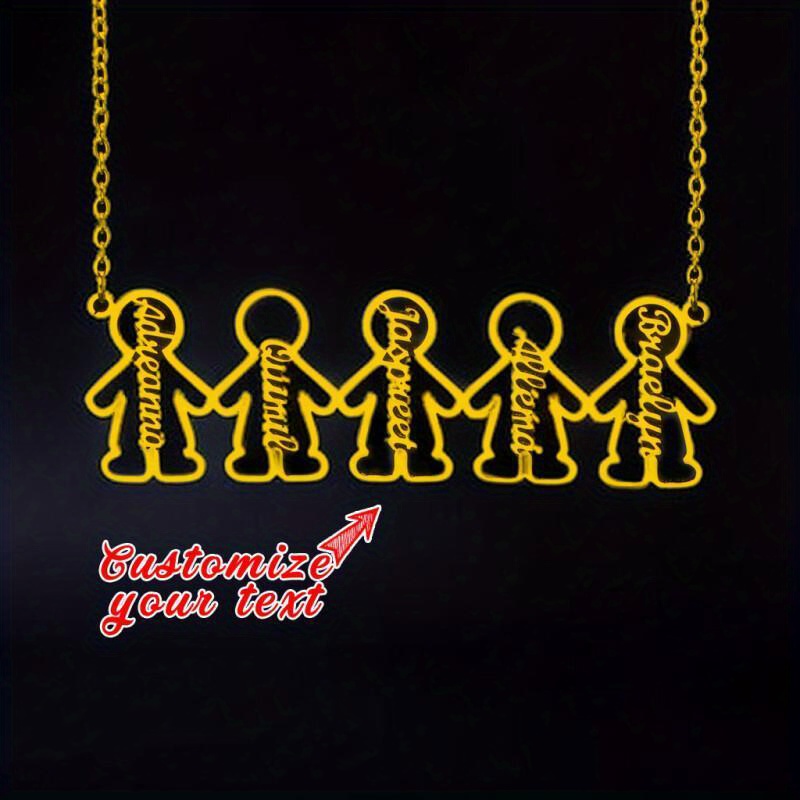 Family Personalized Name Necklace Jewelry Lover Bridesmaid - Temu Canada