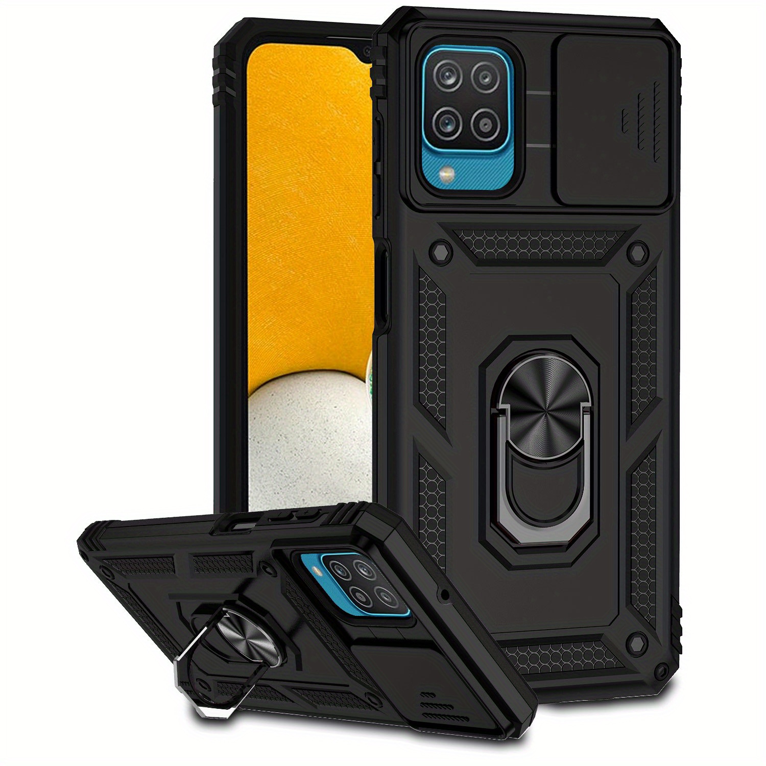 

A12 Case With Slide Camera Cover And , Heavy Duty Cover