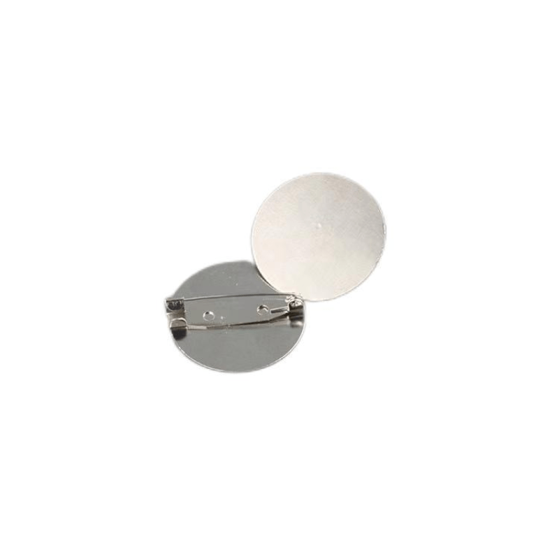 10pcs 2D Flat Brooch Base Flat Disc Jewelry Accessory