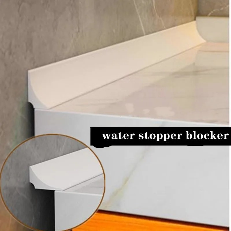 

1pc New Kitchen Countertop Strip Sealing Tape, Bathroom Levee Block Brick Dry And Wet Separation Strip
