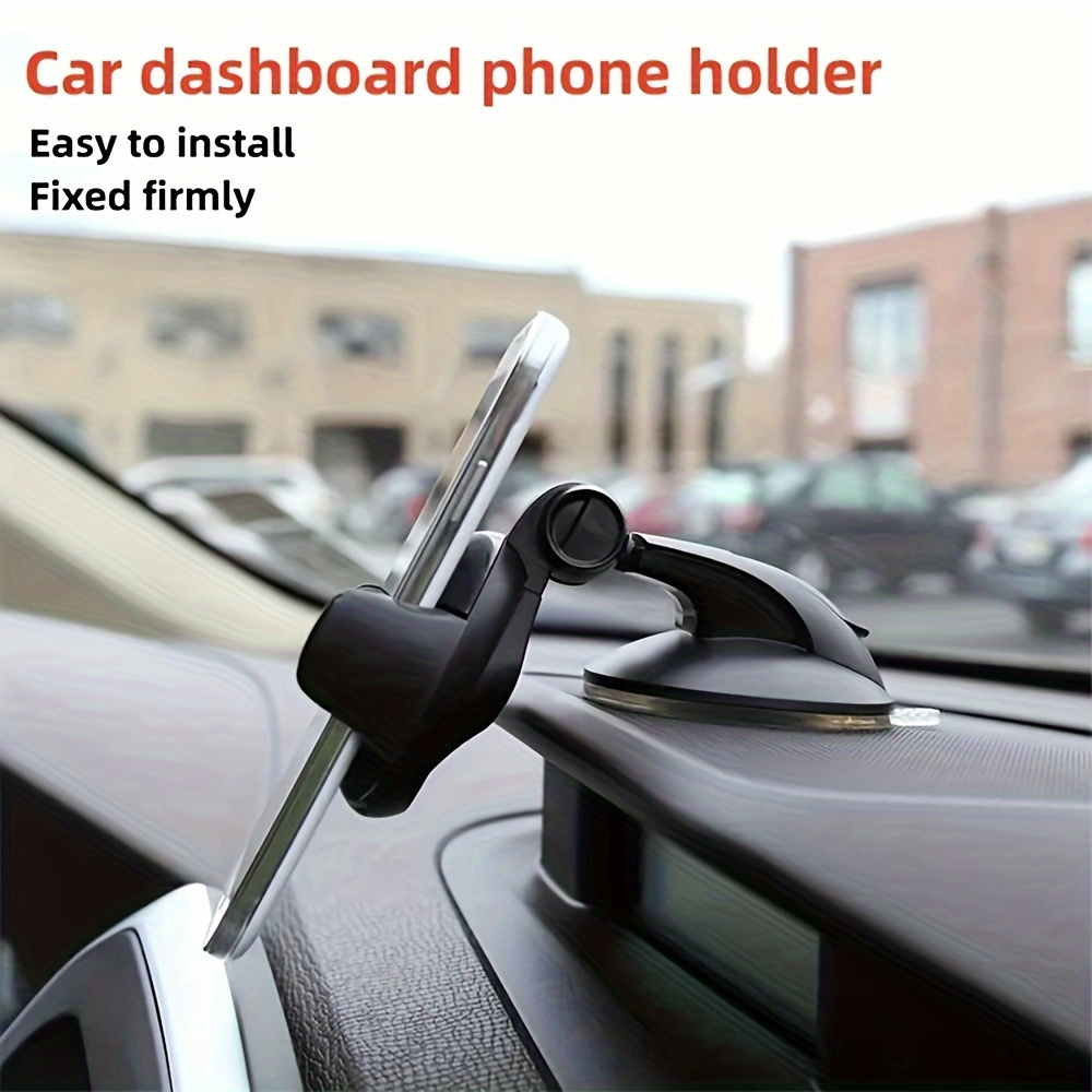 

Car Navigation Phone Holder Silicone Suction Cup Dashboard 360 Rotation Creative Car Phone Holder