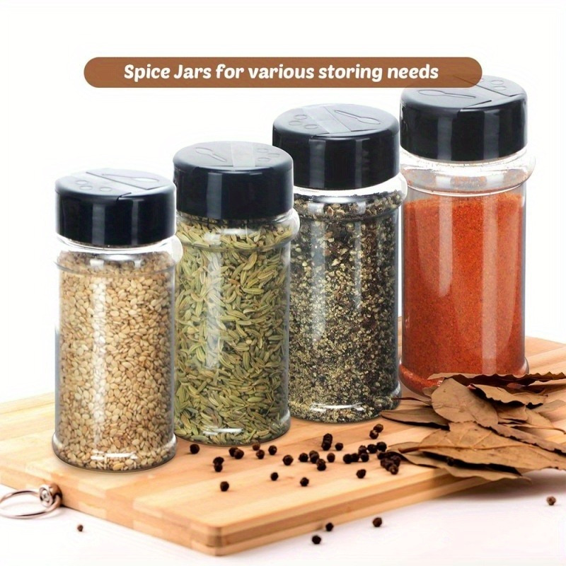 1 3pcs spice jar spice bottle seasoning bottle kitchen seasoning jar creative monosodium   bottle outdoor pepper shakers for kitchen camping picnic bbq seasoning storage with shaker pour lid home kitchen supplies bbq accessaries details 1