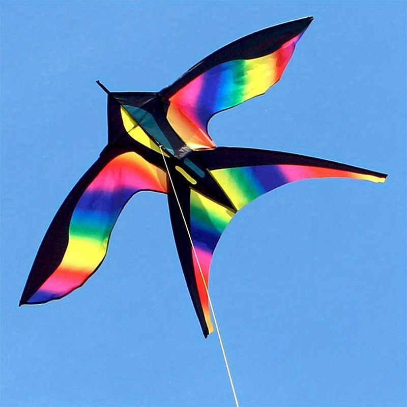 Frcolor Kite Kids Bird Kites Flyer Animal Fly Outdoor Fishing Swallow Kid  Large Eagle Easy Children Cartoon Rainbow Parafoil Big
