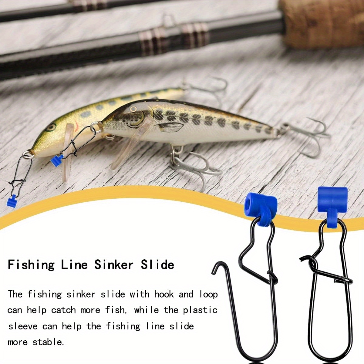 Saltwater Fishing Tackle Sinker Slider Snap Stainless Steel
