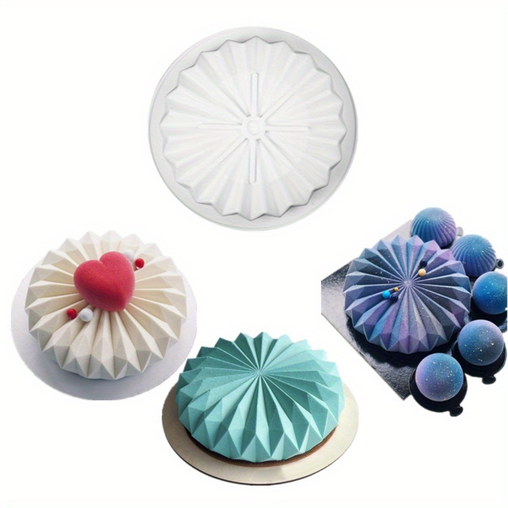 

1pc, Silicone Lace Mousse Mold, Cake Mold, Italian Single Hole Round Mold, Muffin Mold, Kitchen Accessories, Baking Tools, Diy Supplies