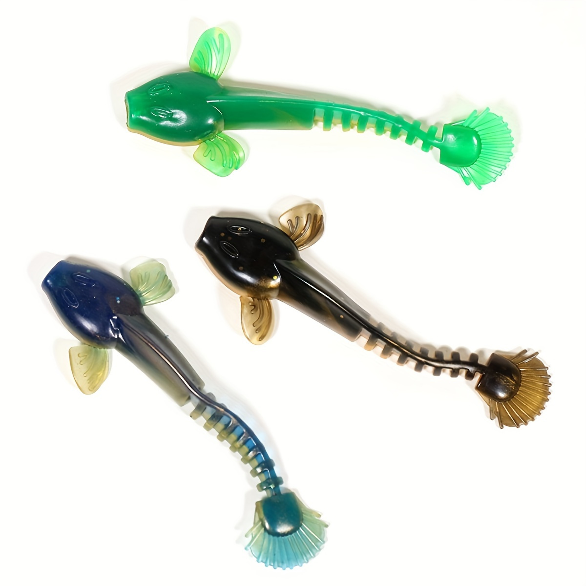 Lot 1Pcs Plastic Frog Fishing Lures ass Spinner Bait Weedless Hook Tackle  ~OR