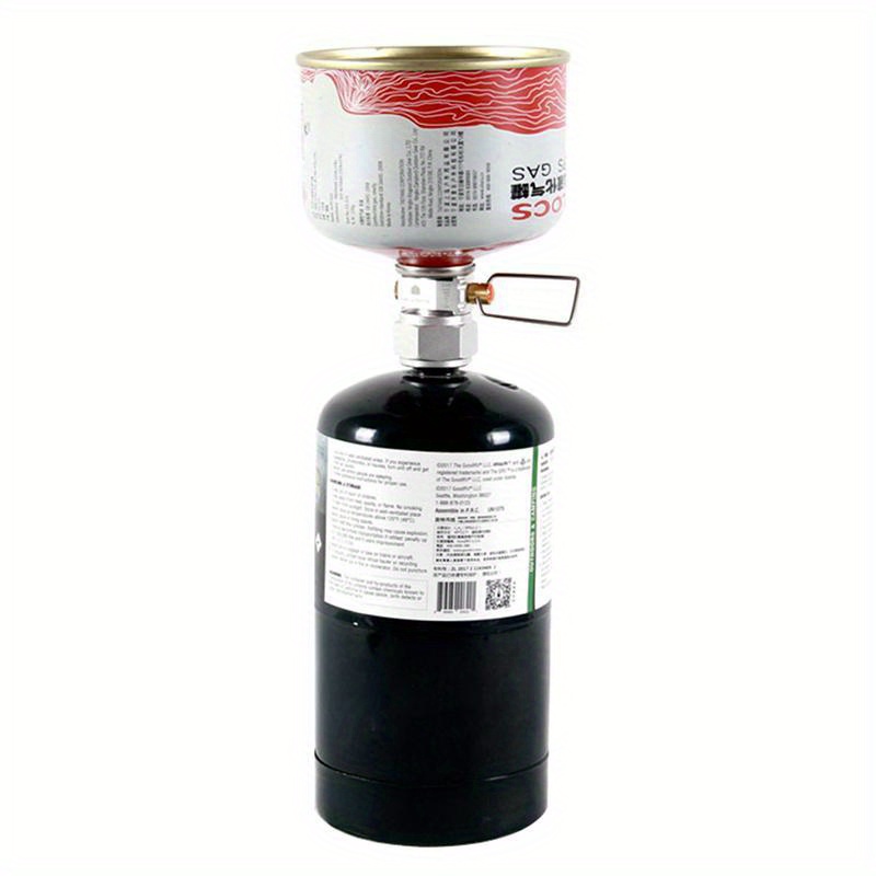 

1pc Aluminum & Copper Valve Inflator, Gas Adapter For Refillable Cylinders, Kitchen Accessaries