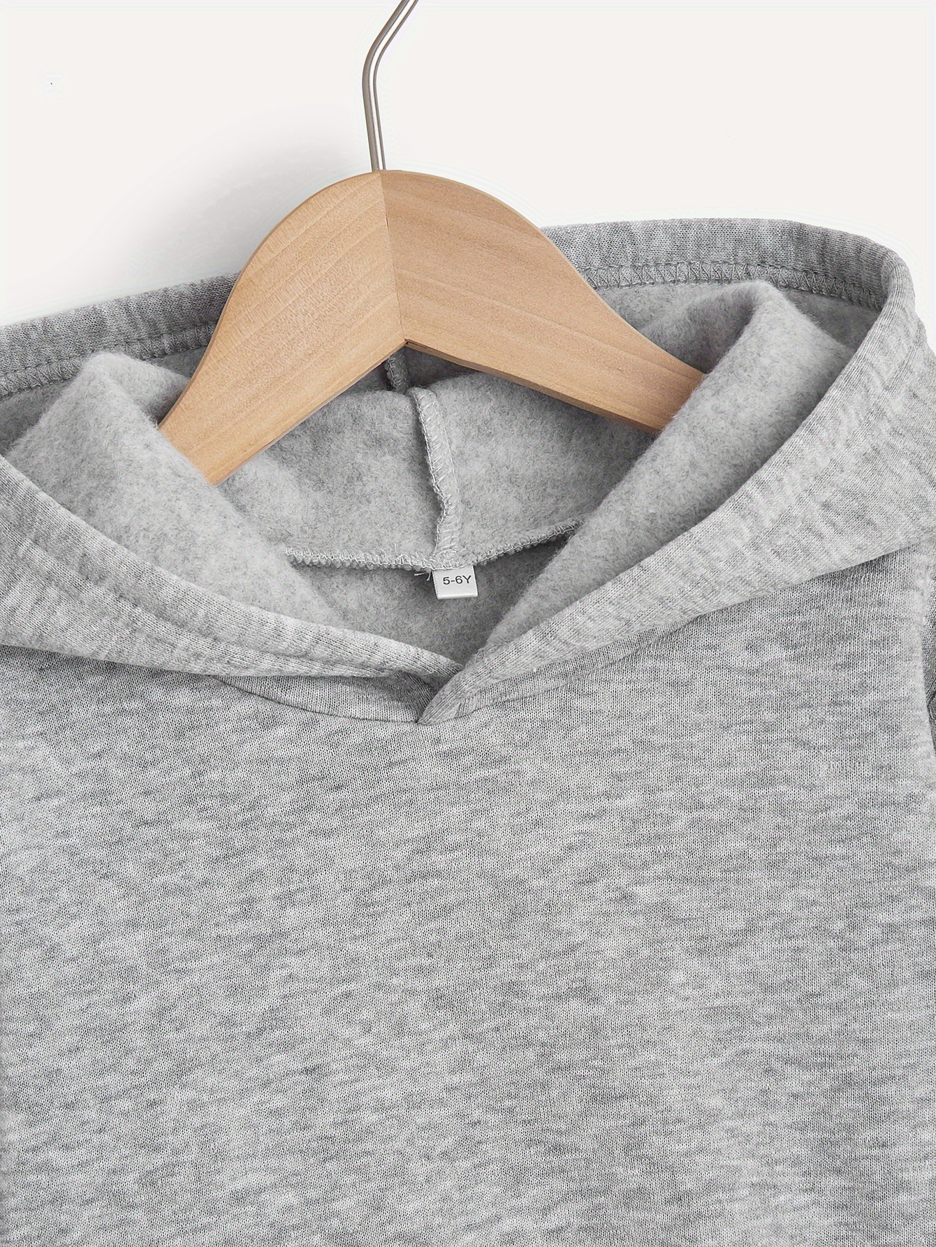 Sweat à capuche - gris chiné - - 8.00