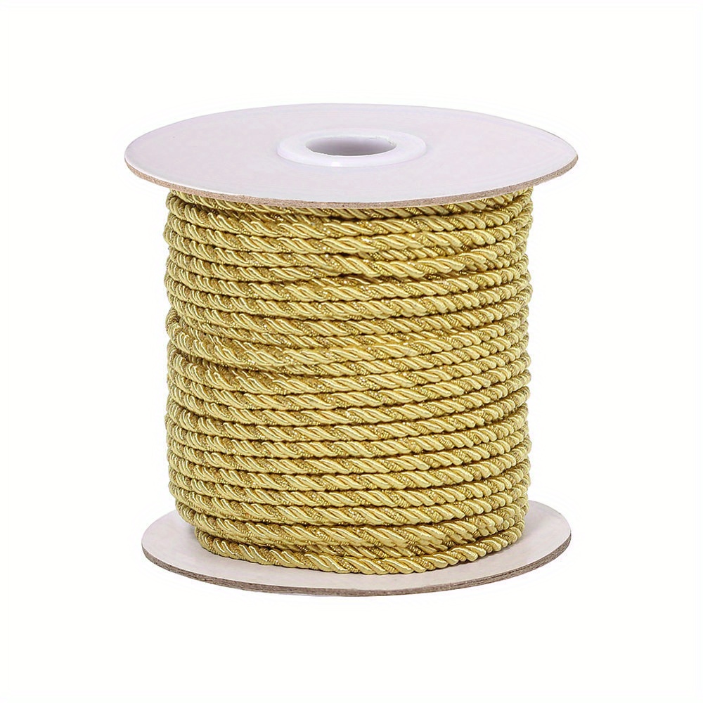 Polyester Twisted Cords 3 ply Milan Rope Golden 35 37.18 - Temu