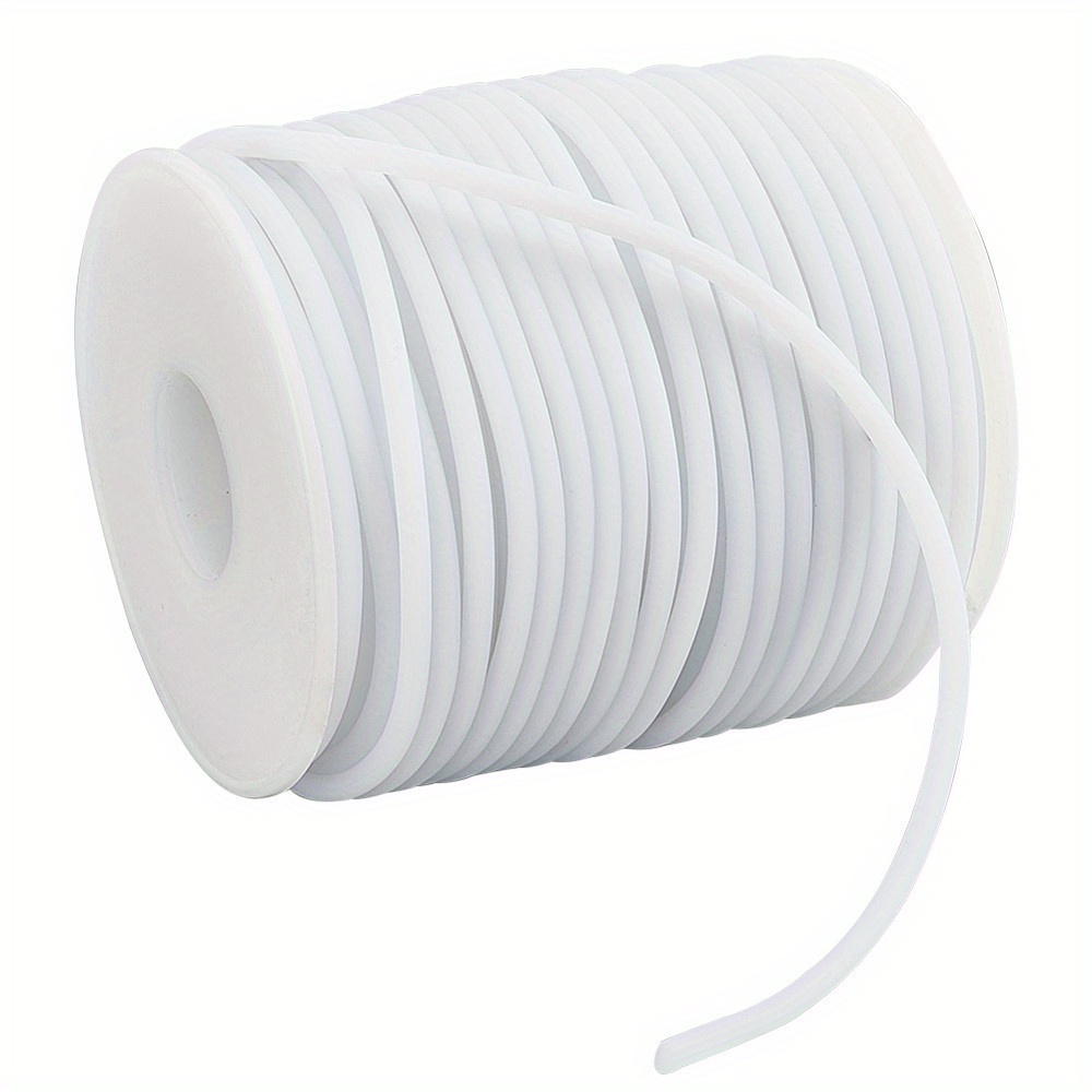 Solid Plastic Cord Grey Plastic Rope Tubing Cord Round - Temu