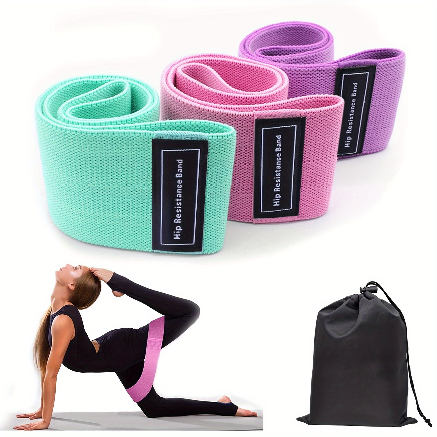 5pcs Set Exercise Yoga Pilates Resistance Band Arm Leg Butt - Temu Canada