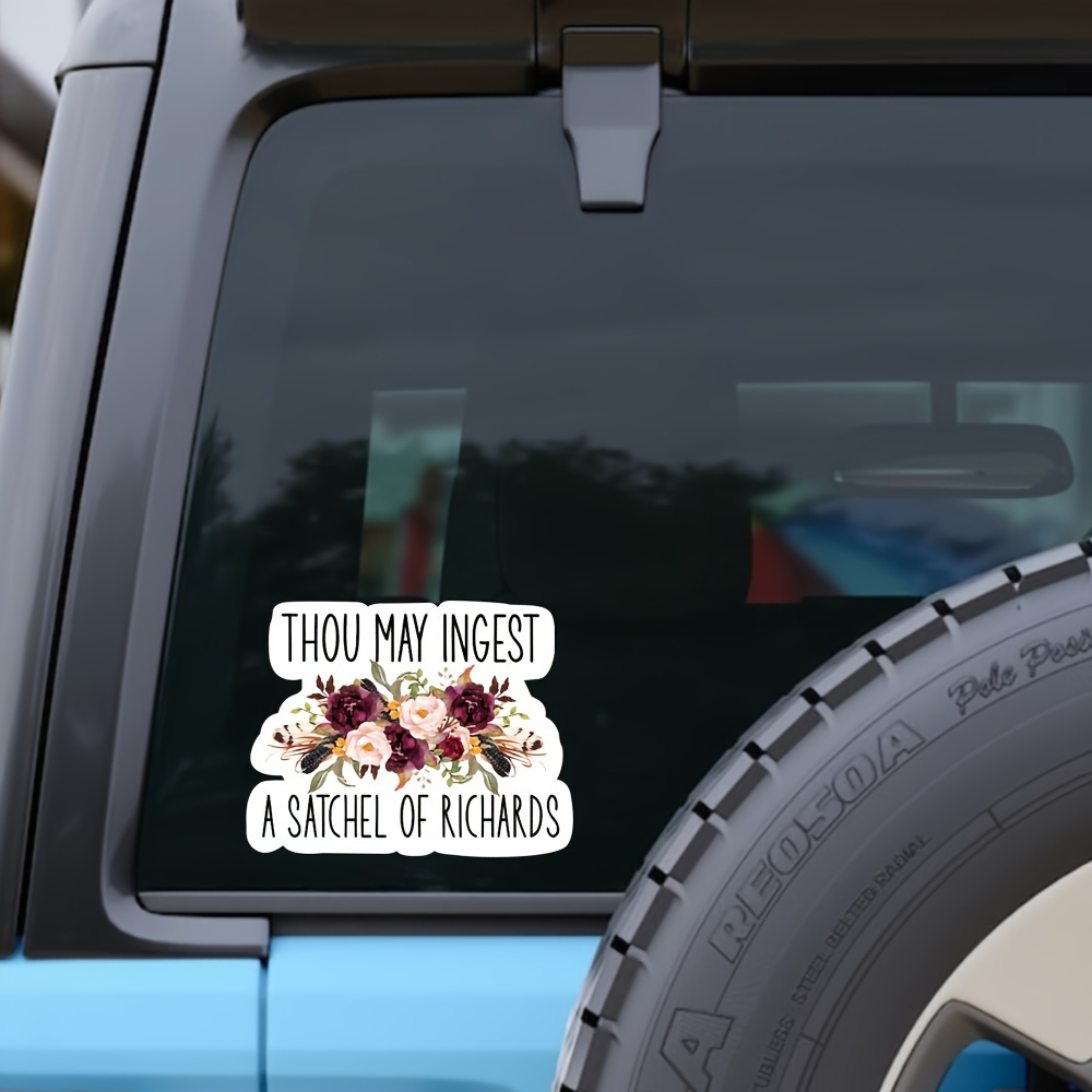Walbest 1 Pack Car Sticker, Waterproof Sexy Angel And Devil Girls Sticker Auto Car Truck Window Decal Universal