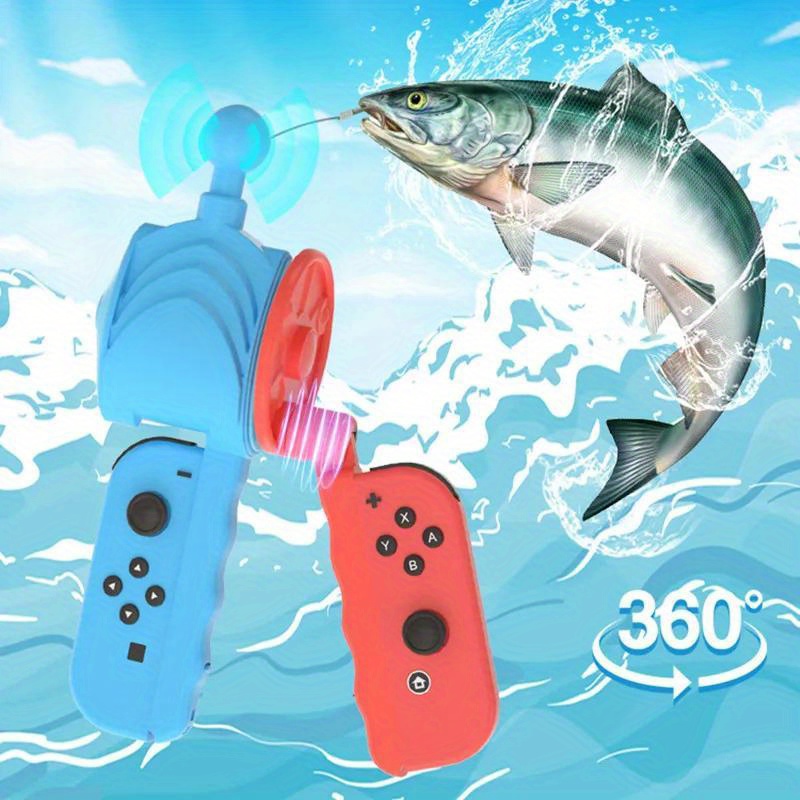  Nintendo Switch Fishing Rod, Fishing Rod Hand Grip For  Switch Legendary Fishing, Game Handle Grip Compatible