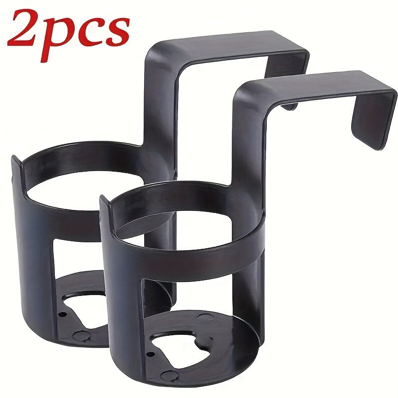 

1/2pcs Plastic Hanging Cup Holder, Car Interior Water Cup Holder, Bathroom Hanging Wash Cup Stand, Universal Cup Holder Water Bottle Stand, Suitable For Daily Use