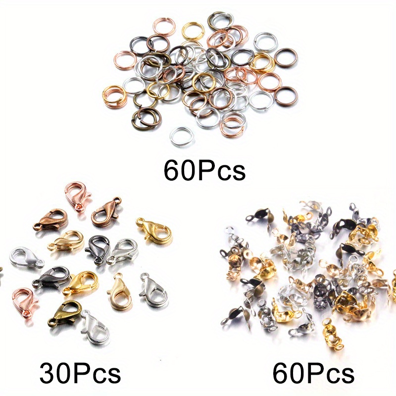 150pcs DIY Jewellery Kit with Clasps and Connectors