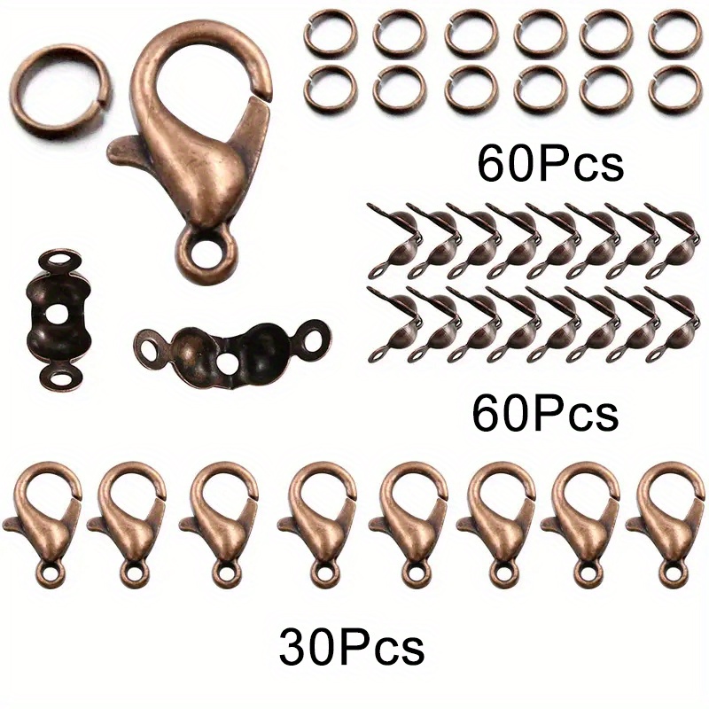 150pcs DIY Jewellery Kit with Clasps and Connectors