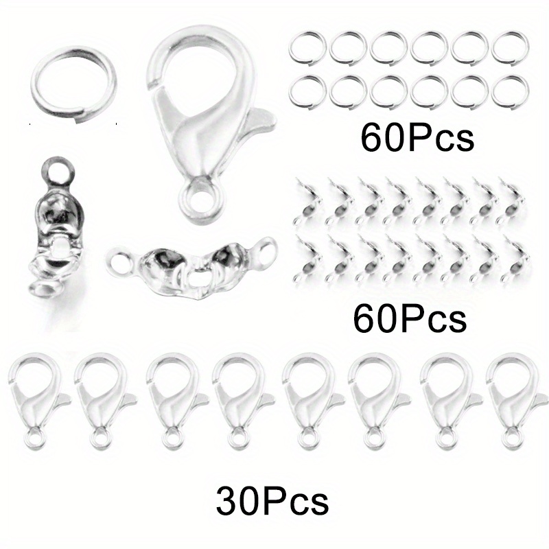 150pcs DIY Jewellery Kit with Clasps and Connectors