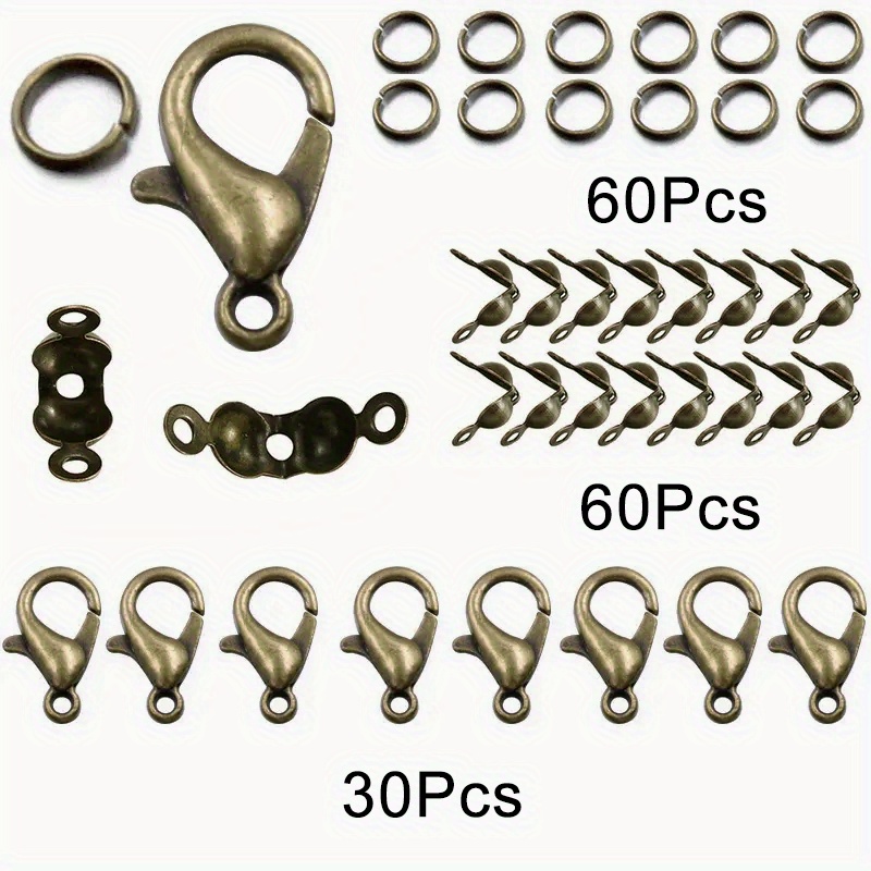 150pcs DIY Jewellery Kit with Clasps and Connectors