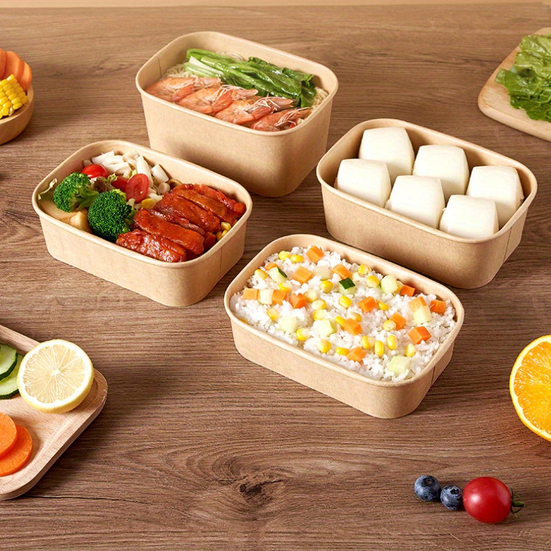 Disposable Plastic Food Packaging Lunch Box Round &Rectangle Meal