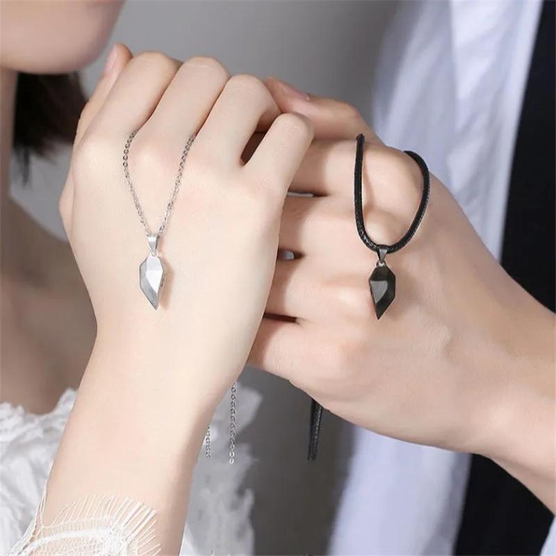fashion gothic style heart shape pendant necklace for men women party gift necklace jewelry details 2