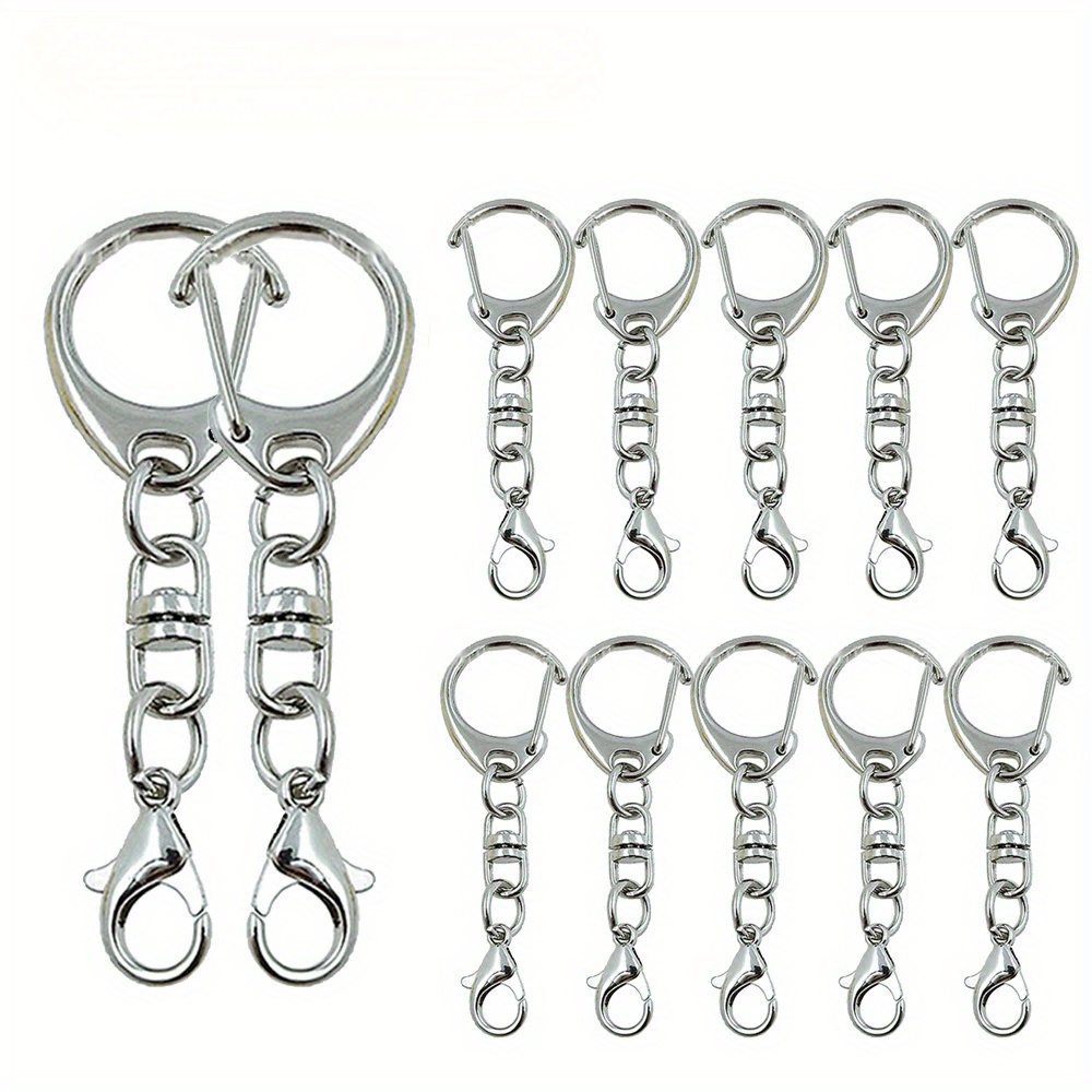 Metal Lobster Clasp Diy Jewelry Accessories Metal Keychain - Temu