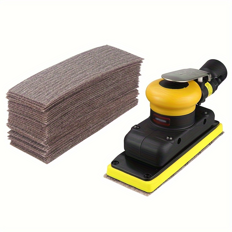 

20pcs 70x198mm Rectangular Sandpaper Vacuum Sandpaper Sanding Disc Sandpaper 98a Sanding Machine Accessories