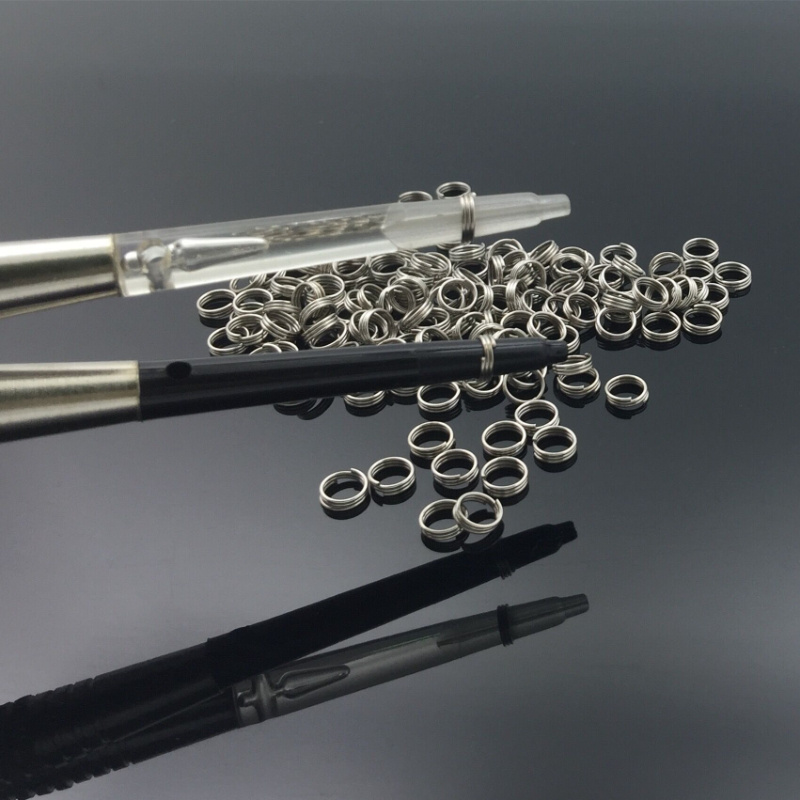 

50pcs, O-ring Spring Rings, Small Iron Ring Lock, Wing Accessories