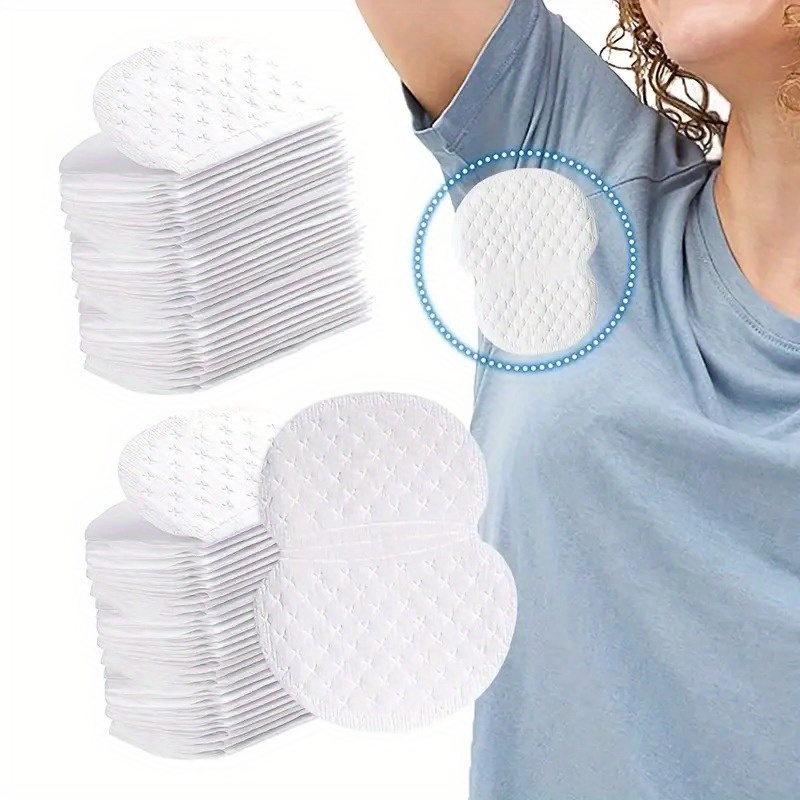 

10pcs/20pcs Disposable Underarm Sweat Pads, Perspiring Resistant Patches, Ultra-thin Invisible Absorbent Pads, Quick-dry Summer Comfort, Unisex Armpit Care Pads